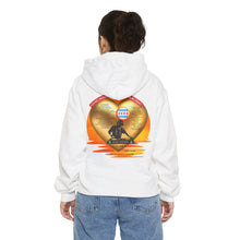 Load image into Gallery viewer, back view house music, chicago, chosen few djs, chicago dj, house music culture, streetwear, chicago culture, chicago fashion, chicago house music, fashion hoodie, frankie knuckles, jesse saunders, marshall jefferson, Farley jackmaster keith, ron hardy, steve silk hurley, chicago hoodies