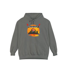 Load image into Gallery viewer, house music, chicago, chosen few djs, chicago dj, house music culture, streetwear, chicago culture, chicago fashion, chicago house music, fashion hoodie, frankie knuckles, jesse saunders, marshall jefferson, Farley jackmaster keith, ron hardy, steve silk hurley, chicago hoodies, light grey