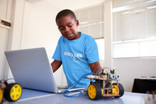 Load image into Gallery viewer, roseland chicago neighborhood far south side kids tee chicago hoodies chicago culture streetwear chicago kids fashion Dreadhead Cowboy kids t shirt blue