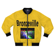 Load image into Gallery viewer, chicago bronzeville bomber jacket chicago hoodies unisex chicago neighborhood historic bronzeville chicago black renaissance legacy collection streetwear