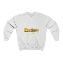 Load image into Gallery viewer, chicago chatham neighborhood sweatshirt south side community simeon high school chicago hoodies chicago culture chicago streetwear white
