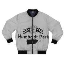 Load image into Gallery viewer, bomber jacket humboldt park chicago paseo boricua puerto rico puerto rican hoodie puerto rican flag humboldt park lagoon chicago neighborhood chicago hoodies streetwear