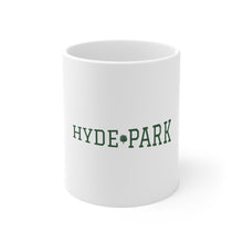 Load image into Gallery viewer, chicago hyde park coffee mug university museum parks lake michigan chicago hoodies chicago neighborhood tea hot chocolate cocoa