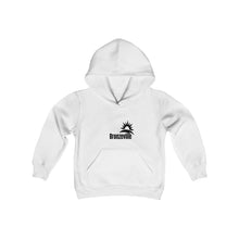 Load image into Gallery viewer, white chicago bronzeville kids hoodie chicago hoodies unisex chicago neighborhood historic bronzeville chicago black renaissance legacy collection chicago kids wear