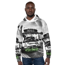 Load image into Gallery viewer, Chicago Hoodies brand signature not for tourists hoodie graphic hoodie bus public transit chicago is chicago hoodies wearable art my kind of town authentic chicago
