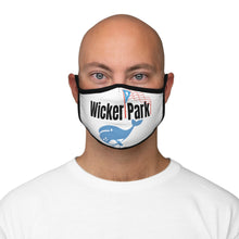 Load image into Gallery viewer, wicker park chicago puerto rican flag chicago neighborhood chicago hoodies bucktown chicago fashion chicago streetwear fitted face mask