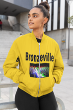 Load image into Gallery viewer, chicago bronzeville bomber jacket chicago hoodies unisex chicago neighborhood historic bronzeville chicago black renaissance legacy collection streetwear