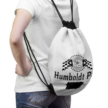 Load image into Gallery viewer, tote bag chicago hoodies chicago neighborhood tote bag shopping bag black straps humboldt park chicago paseo boricua puerto rico puerto rican hoodie puerto rican flag humboldt park lagoon chicago neighborhood chicago hoodies gym bag model