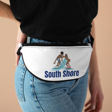 Load image into Gallery viewer, south shore chicago neighborhood south side chicago chicago fashion streetwear rainbow beach chicago hoodies historic black community black artists illustrator graphic fanny pack