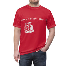 Load image into Gallery viewer, slept on by my haters red tee self worth underappreciated later haters on my grind rip haters getting the bag chicago t-shirt haterade