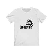 Load image into Gallery viewer, white chicago bronzeville t-shirt chicago hoodies unisex chicago neighborhood tee shirt historic bronzeville chicago black renaissance legacy collection tee shirt