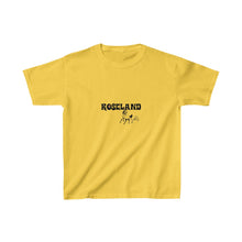 Load image into Gallery viewer, roseland chicago neighborhood far south side kids tee chicago hoodies chicago culture streetwear chicago kids fashion Dreadhead Cowboy kids t shirt yellow
