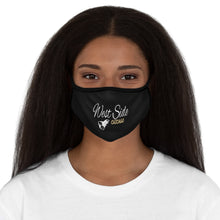 Load image into Gallery viewer, West Side Chicago Cursive Fitted Face Mask