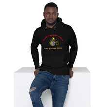 Load image into Gallery viewer, BLACK "At Risk" Graphic Unisex Pullover Hoodie