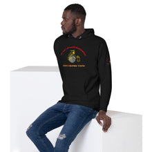 Load image into Gallery viewer, BLACK "At Risk" Graphic Unisex Pullover Hoodie