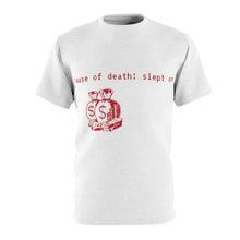 Load image into Gallery viewer, front zoom slept on by my haters white tee self worth underappreciated later haters on my grind rip haters getting the bag chicago t-shirt haterade