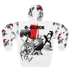 chicago o-block hoodie neon anime chicago hoodies unisex chicago neighborhood chief keef parkway gardens woodlawn king von o block white hoodie back view street ball legend