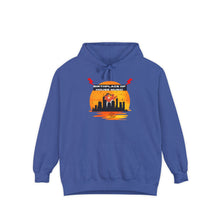 Load image into Gallery viewer, house music, chicago, chosen few djs, chicago dj, house music culture, streetwear, chicago culture, chicago fashion, chicago house music, fashion hoodie, frankie knuckles, jesse saunders, marshall jefferson, Farley jackmaster keith, ron hardy, steve silk hurley, chicago hoodies, blue
