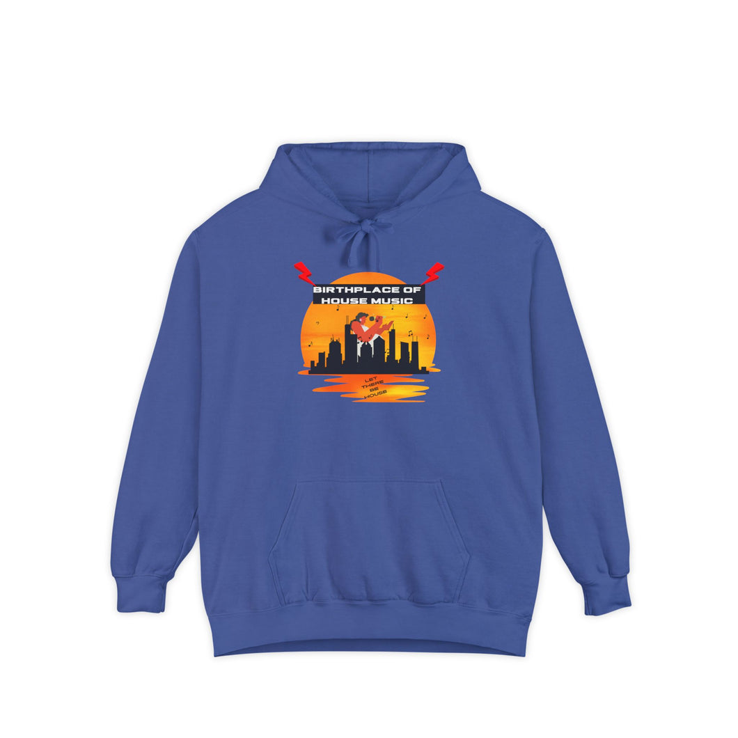 house music, chicago, chosen few djs, chicago dj, house music culture, streetwear, chicago culture, chicago fashion, chicago house music, fashion hoodie, frankie knuckles, jesse saunders, marshall jefferson, Farley jackmaster keith, ron hardy, steve silk hurley, chicago hoodies, blue