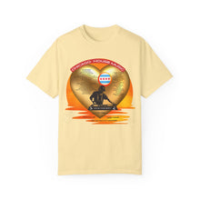 Load image into Gallery viewer, house music, chicago, chosen few djs, chicago dj, house music culture, streetwear, chicago culture, chicago fashion, chicago house music, fashion tee, frankie knuckles, jesse saunders, marshall jefferson, Farley jackmaster keith, ron hardy, steve silk hurley, chicago hoodies, graphic tee, banana color, beige, tan
