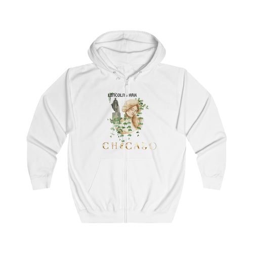 lincoln park chicago chicago hoodies chicago north side graphic hoodie unisex chicago neighborhood zipper zip hoodie graphic art wearable art