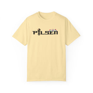 pilsen, unisex, chicago neighborhood, mexican culture, mexican heritage, chicago fashion, chicago streetwear, banana, yellow, beige, t-shirt, tee