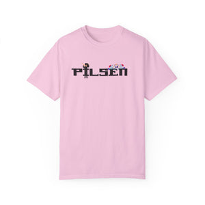 pilsen, unisex, chicago neighborhood, mexican culture, mexican heritage, chicago fashion, chicago streetwear, pink, graphic tee