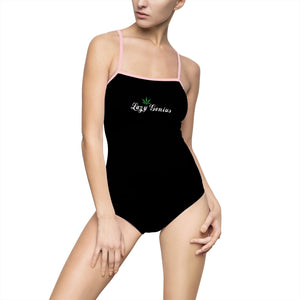 cannabis marijuana green leaf womens one piece swimsuit chicago hoodies black swimsuit pink elastic strap