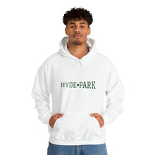 Load image into Gallery viewer, white chicago hyde park hoodie university museum parks lake michigan chicago hoodies unisex chicago neighborhood
