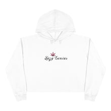 Load image into Gallery viewer, Women&#39;s Pink Leaf 420 Crop Hoodie
