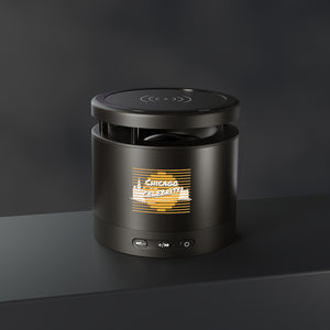 Chicago Celebrity Metal Bluetooth Speaker and Wireless Charging Pad