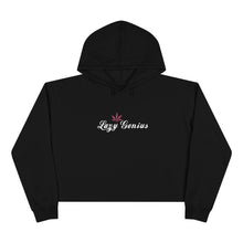 Load image into Gallery viewer, Women&#39;s Pink Leaf 420 Crop Hoodie
