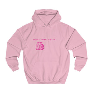 Pink Slept On Hoodie from Chicago Hoodies slept on hoodie self worth underappreciated later haters on my grind rip haters getting the bag chicago hoodies haterade