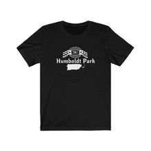 Load image into Gallery viewer, black tee humboldt park chicago paseo boricua puerto rico puerto rican hoodie puerto rican flag humboldt park lagoon chicago neighborhood chicago hoodies t-shirt streetwear
