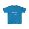 roseland chicago neighborhood far south side kids tee chicago hoodies chicago culture streetwear chicago kids fashion Dreadhead Cowboy kids t shirt blue