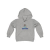 south shore chicago neighborhood south side chicago chicago fashion streetwear rainbow beach chicago hoodies historic black community black artists illustrator graphic kids hoodie gray

