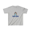 south shore chicago neighborhood south side chicago chicago fashion streetwear rainbow beach chicago hoodies historic black community black artists illustrator graphic kids tee gray
