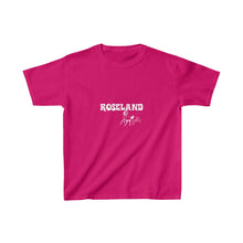 Load image into Gallery viewer, roseland chicago neighborhood far south side kids tee chicago hoodies chicago culture streetwear chicago kids fashion Dreadhead Cowboy kids t shirt hot pink
