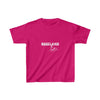 roseland chicago neighborhood far south side kids tee chicago hoodies chicago culture streetwear chicago kids fashion Dreadhead Cowboy kids t shirt hot pink