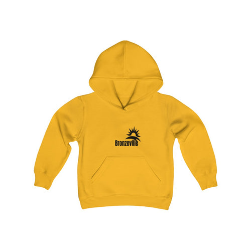 gold chicago bronzeville kids hoodie chicago hoodies unisex chicago neighborhood historic bronzeville chicago black renaissance legacy collection chicago kids wear