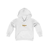 chicago chatham neighborhood kids hoodie south side community simeon high school chicago hoodies chicago culture chicago streetwear kids clothing gold lettering graphic hoodie