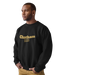 chicago chatham neighborhood black sweatshirt south side community simeon high school chicago hoodies chicago culture chicago streetwear male model