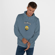 Load image into Gallery viewer, humble loyal gothic hoodie streetwear chicago hoodies skull male model slate color
