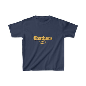 chicago chatham neighborhood kids tee south side community simeon high school chicago hoodies chicago culture chicago streetwear kids t shirt gold lettering graphic tee navy
