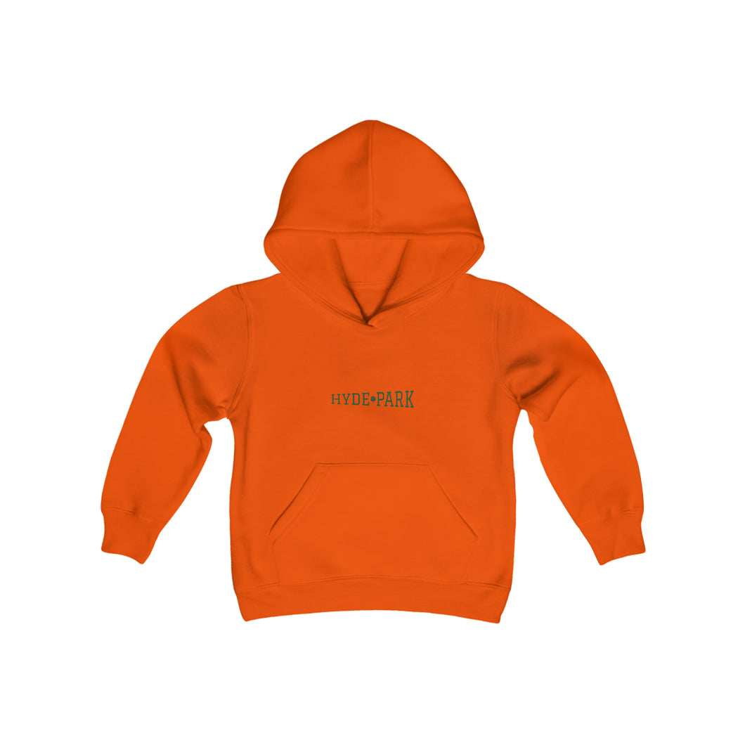 orange chicago hyde park kids hoodie university museum parks lake michigan chicago hoodies unisex chicago neighborhood chicago kids