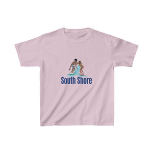 south shore chicago neighborhood south side chicago chicago fashion streetwear rainbow beach chicago hoodies historic black community black artists illustrator graphic kids tee pink

