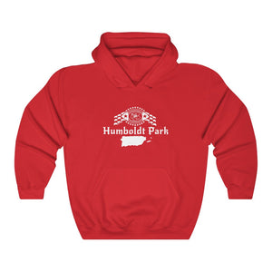 humboldt park chicago paseo boricua puerto rico puerto rican hoodie puerto rican flag humboldt park lagoon chicago neighborhood chicago hoodies red roja