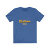 chicago chatham neighborhood tee south side community simeon high school chicago hoodies chicago culture chicago streetwear t shirt gold lettering graphic tee royal blue