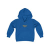 chicago chatham neighborhood kids hoodie south side community simeon high school chicago hoodies chicago culture chicago streetwear kids clothing gold lettering graphic hoodie royal blue