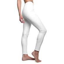 Load image into Gallery viewer, side view chicago hyde park white leggings university museum parks lake michigan chicago hoodies women chicago neighborhood streetwear chicago girls chicago girlies model side view

